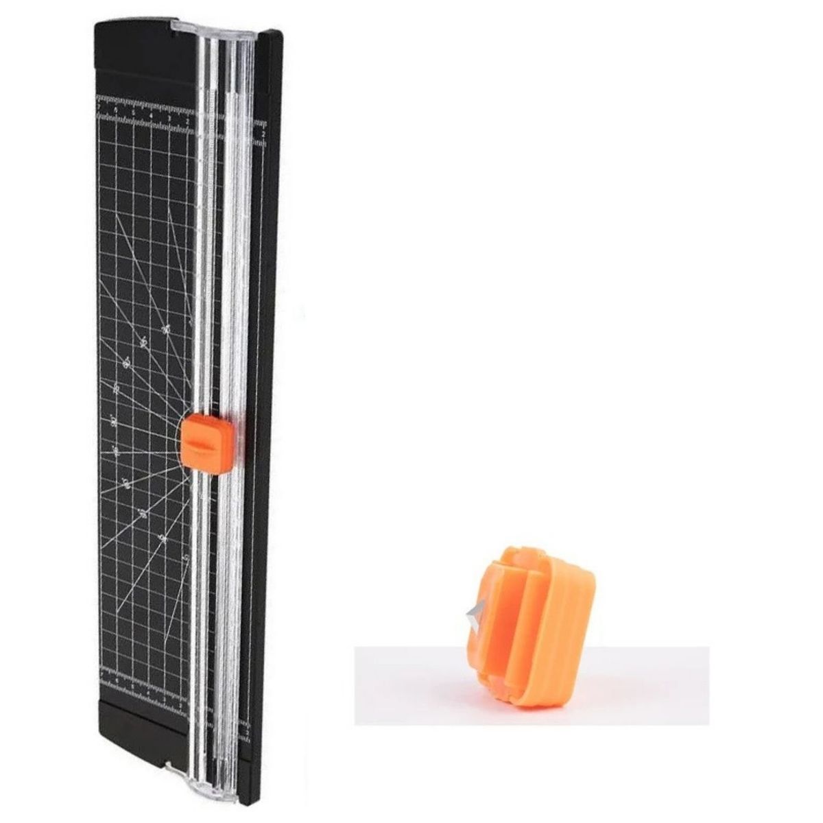 GENERICO - Cuchillo de Corte de Papel A4 con Base de Plástico