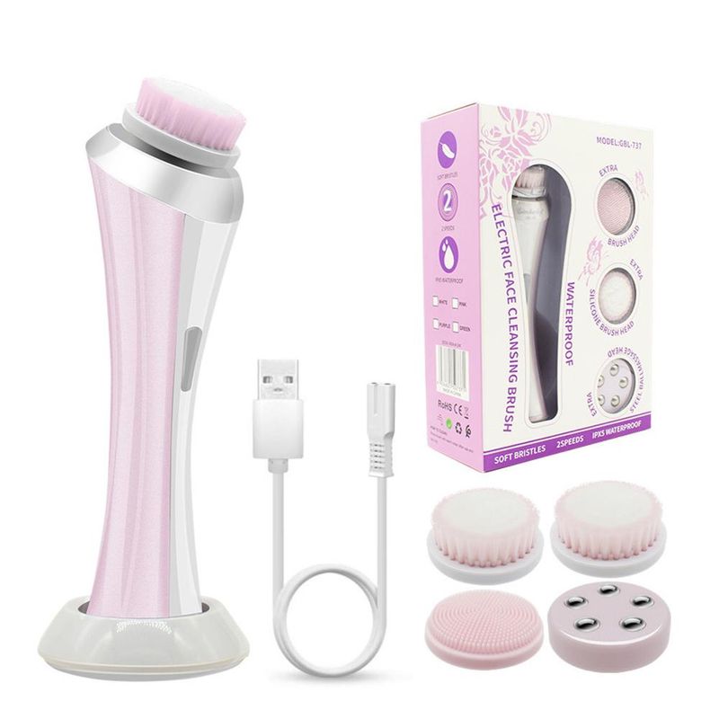 GENERICO - Cepillo Facial Eléctrico 4 En 1
