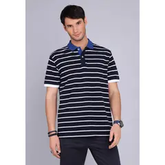 ARROW - Polera Pique Diseño Rayas ARROW_.