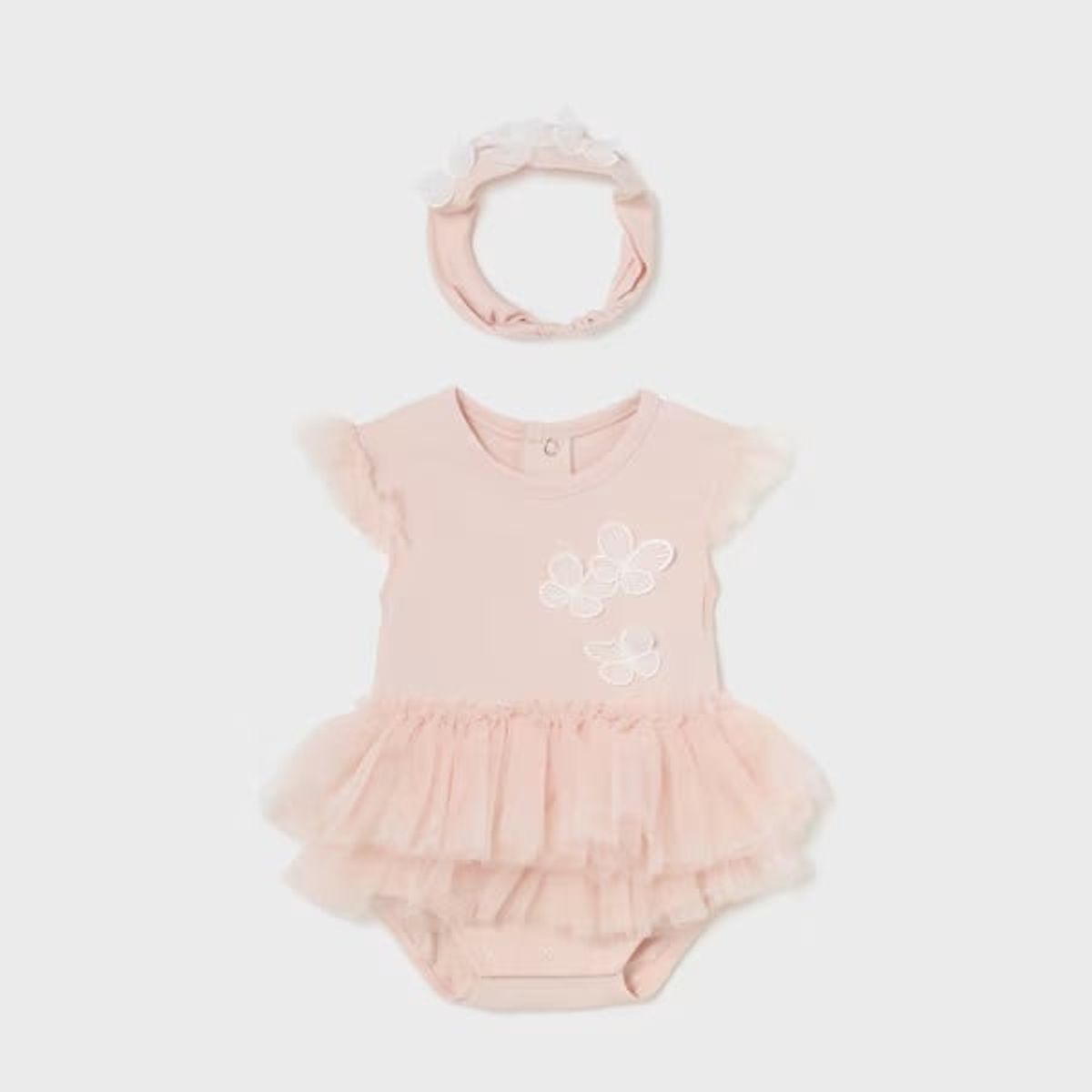 MAYORAL - Body tutú con diadema Better Cotton recién nacido