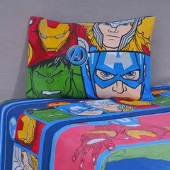 MASHINI - Sábana 1.5 Plazas Microfibra Avengers