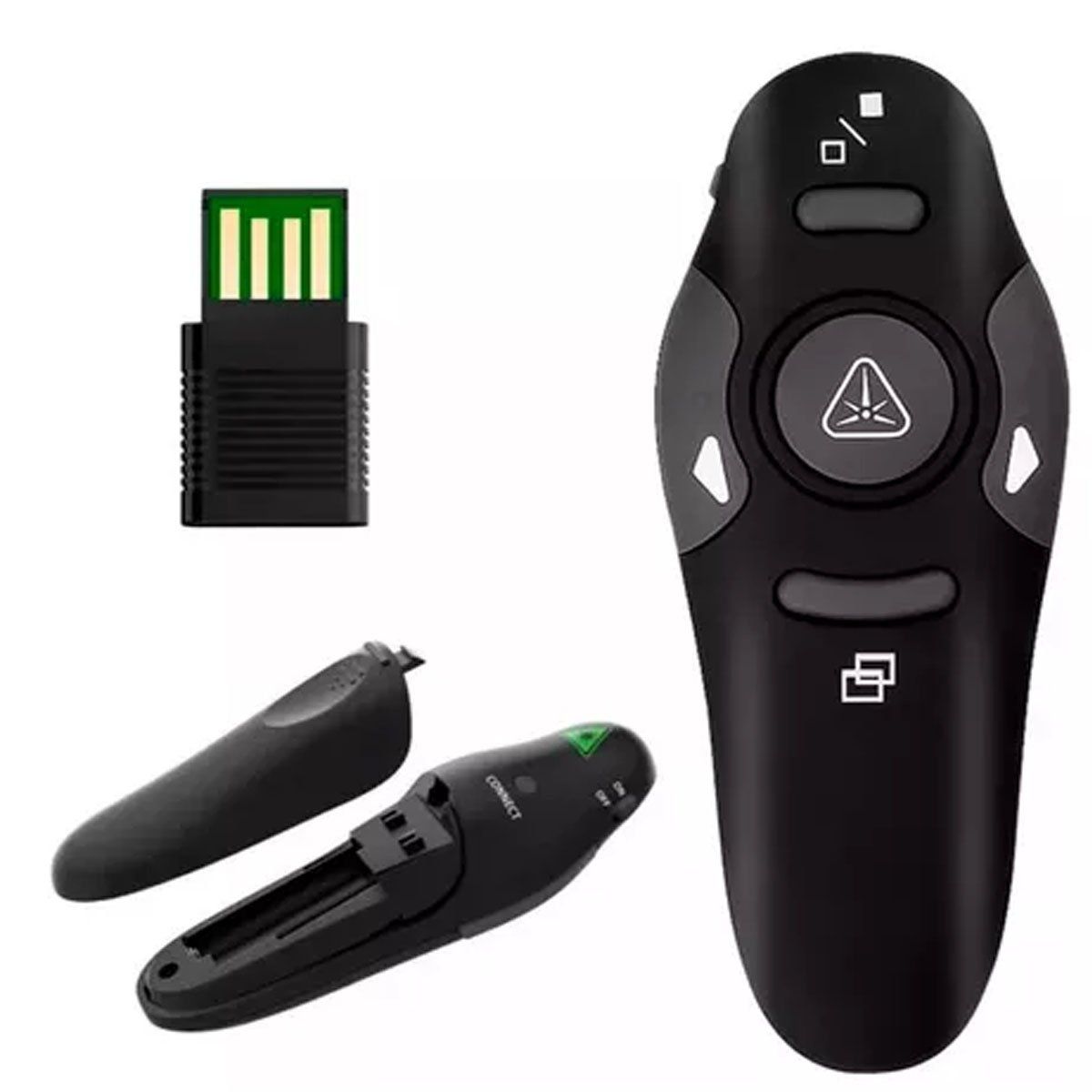 GENERICO - PRESENTADOR INALAMBRICO USB, LASER ROJO. 5 BOTONES. GEN