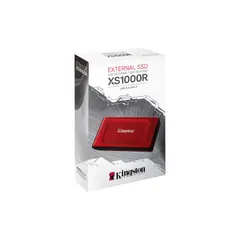 KINGSTON - SSD Externo 2TB Portátil USB 3.2 xs1000 Rojo