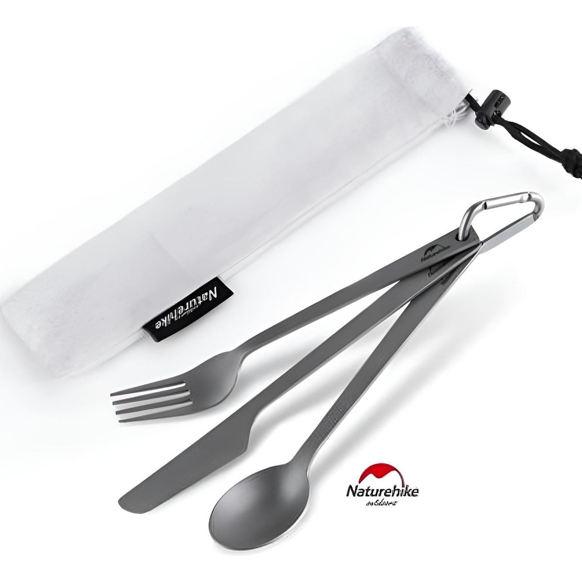 NATUREHIKE - Set Cubiertos Titanio Naturehike Ultraliviano Para Camping