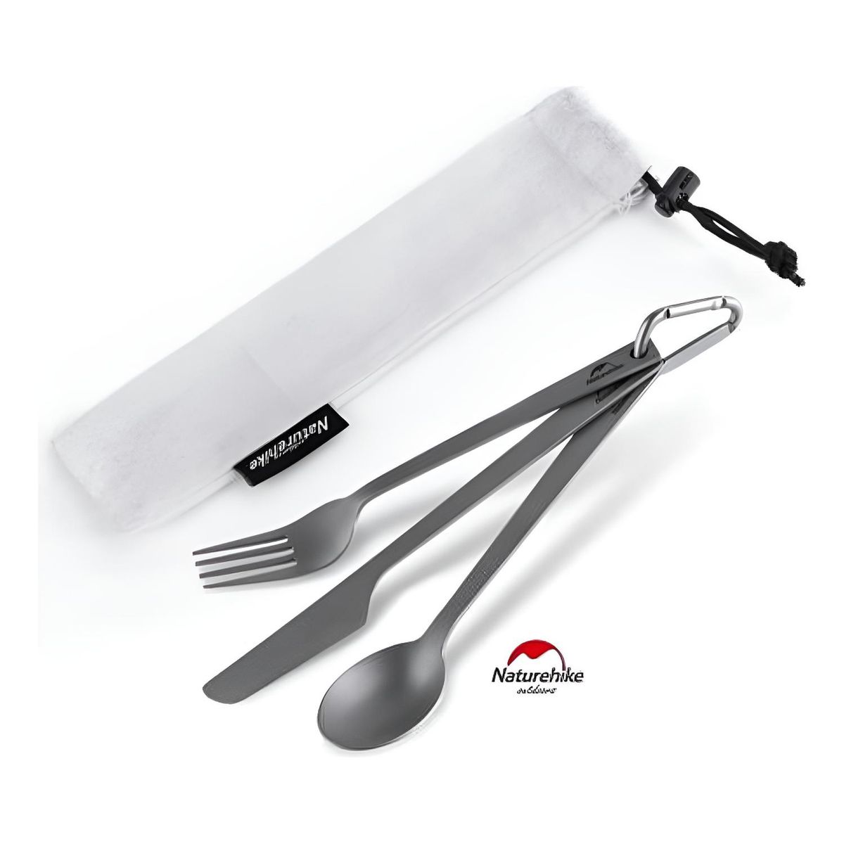 NATUREHIKE - Set Cubiertos Titanio Naturehike Ultraliviano Para Camping