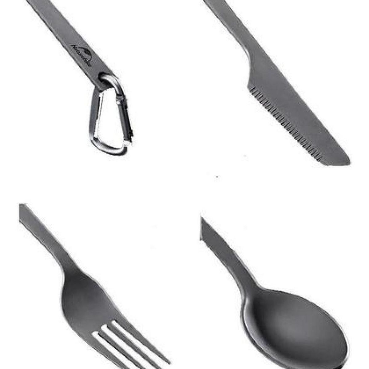 NATUREHIKE - Set Cubiertos Titanio Naturehike Ultraliviano Para Camping
