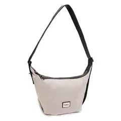CALU - Cartera Bandolera Textura Ainhoa Negro