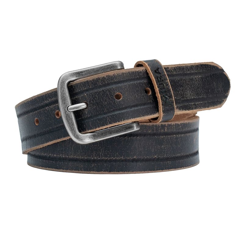 MIURA - Cinturón Miura Hombre Mod.  Nicolas 100% Cuero Natural Diseño Sport