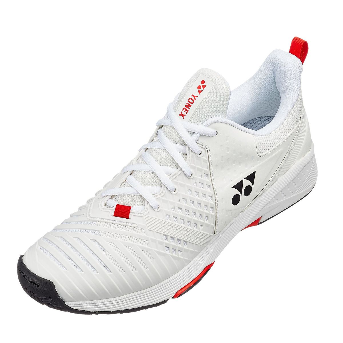 YONEX - Zapatilla Tenis Yonex Sonicage 3 Blanco/Rojo