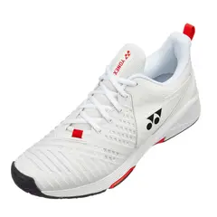 YONEX - Zapatilla Tenis Sonicage 3 Blanco/Rojo