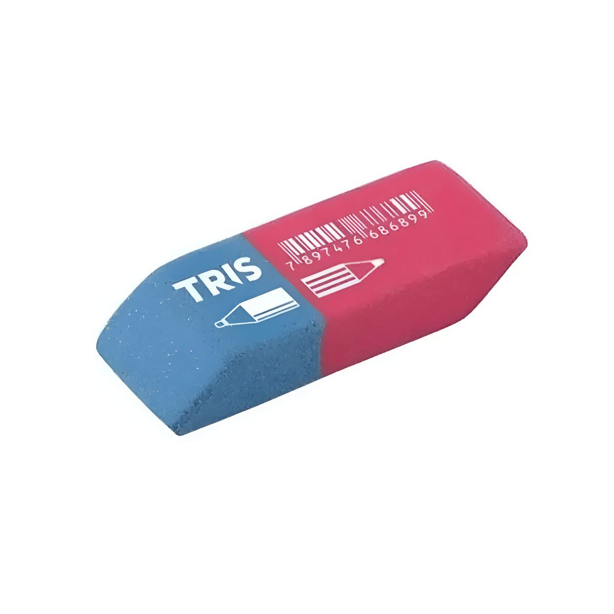 TRIS - Pack 5 Goma de borrar mediana Twice Grafito y Pasta