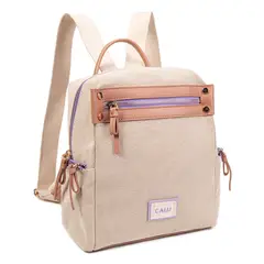 CALU - Mochila Texturas Lola Camel