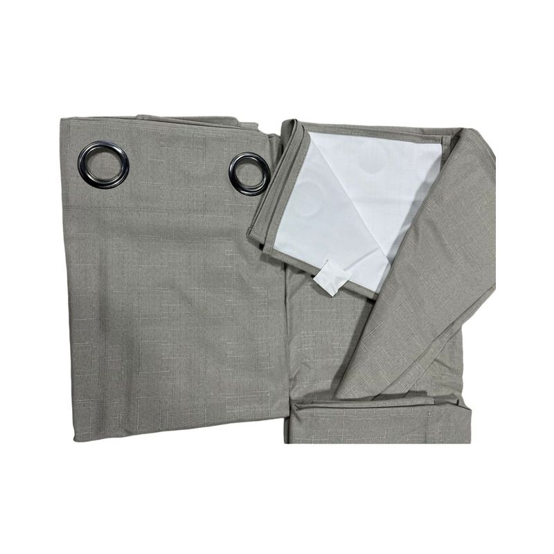 GENERICO - Juego Cortinas Blackout 140x230 Aislante Térmico 4