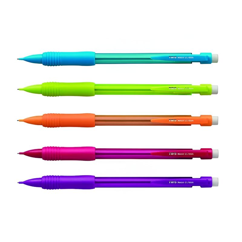 TRIS - Pack 2 Portamina 0.7mm Colores Neón