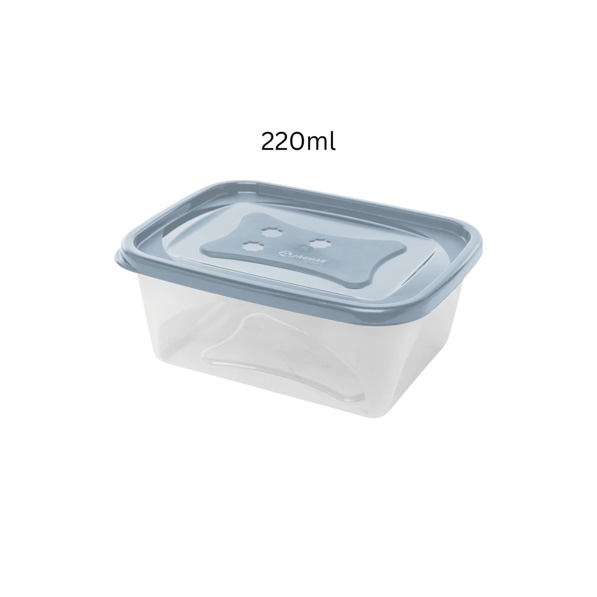 KITCHENWARE - Pack 7 Taper Contenedores de Alimentos Plásticos Celeste