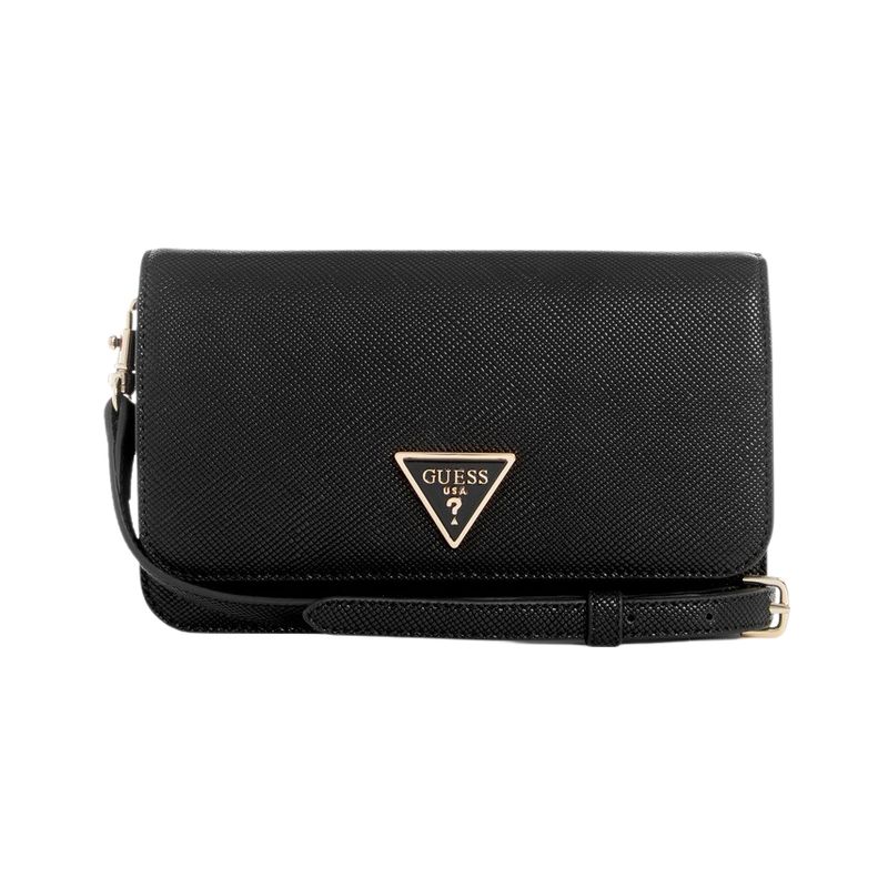 GUESS - Cartera Noelle Xbody Flap Organizer Negro Guess
