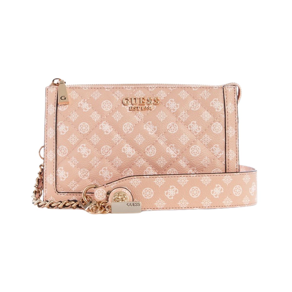 GUESS - Cartera Abey Multi Cmprtmnt Shldr Bag Rosado Guess