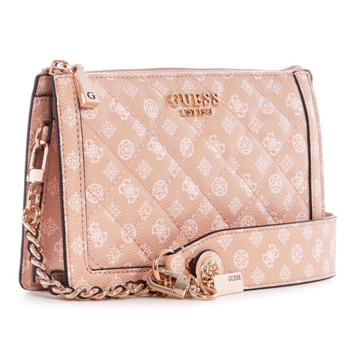 GUESS - Cartera Abey Multi Cmprtmnt Shldr Bag Rosado Guess