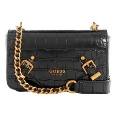 GUESS - Mini Cartera Didi Mini Crossbody Flap Negro