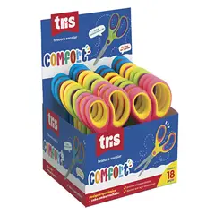 TRIS - Tijera Escolar Comfort Ergonómica Colores Surtidos