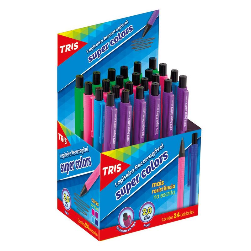 TRIS - Pack 2 Portamina 2.0mm Super Colors