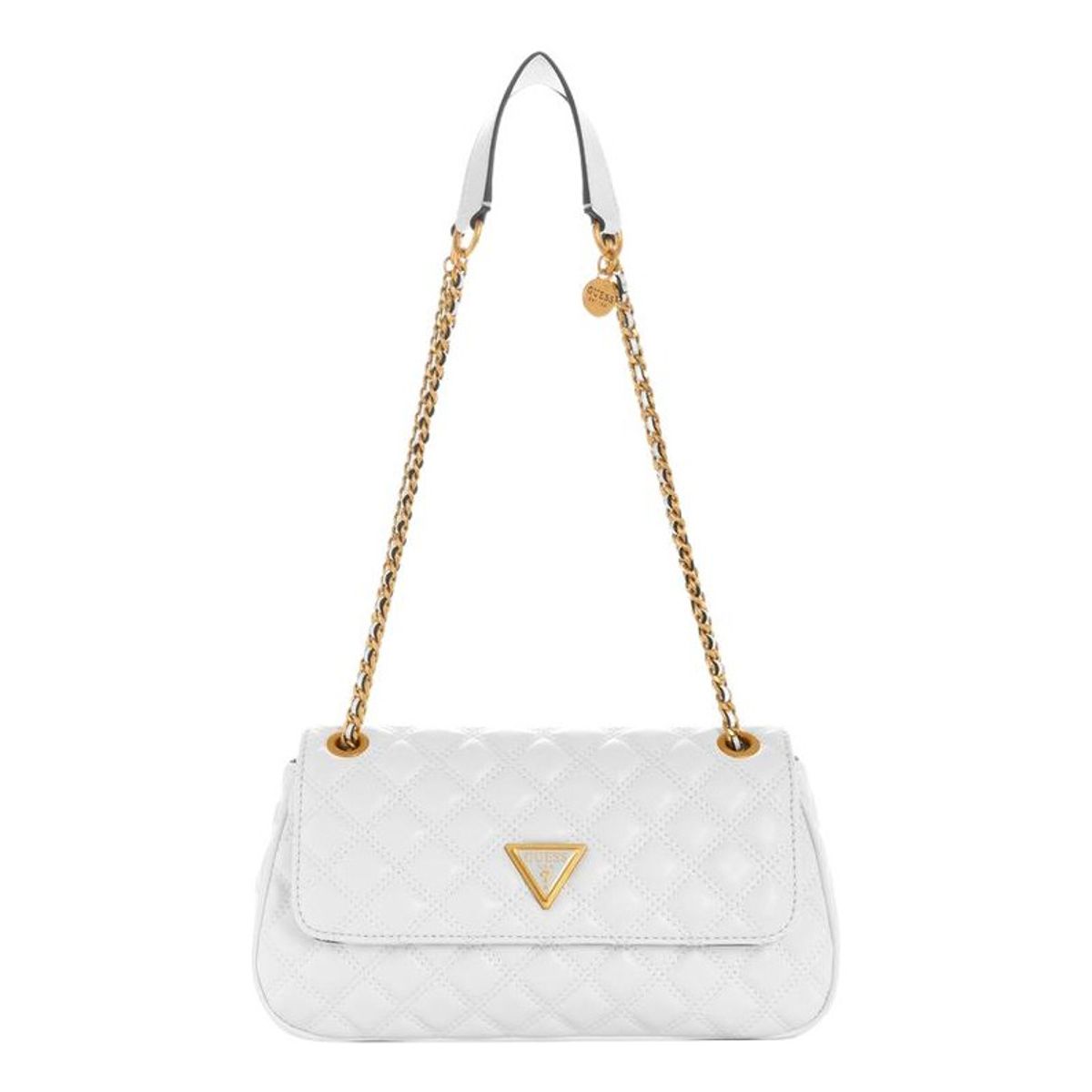 GUESS - Cartera Giully Convertible Xbody Flap Blanco Guess