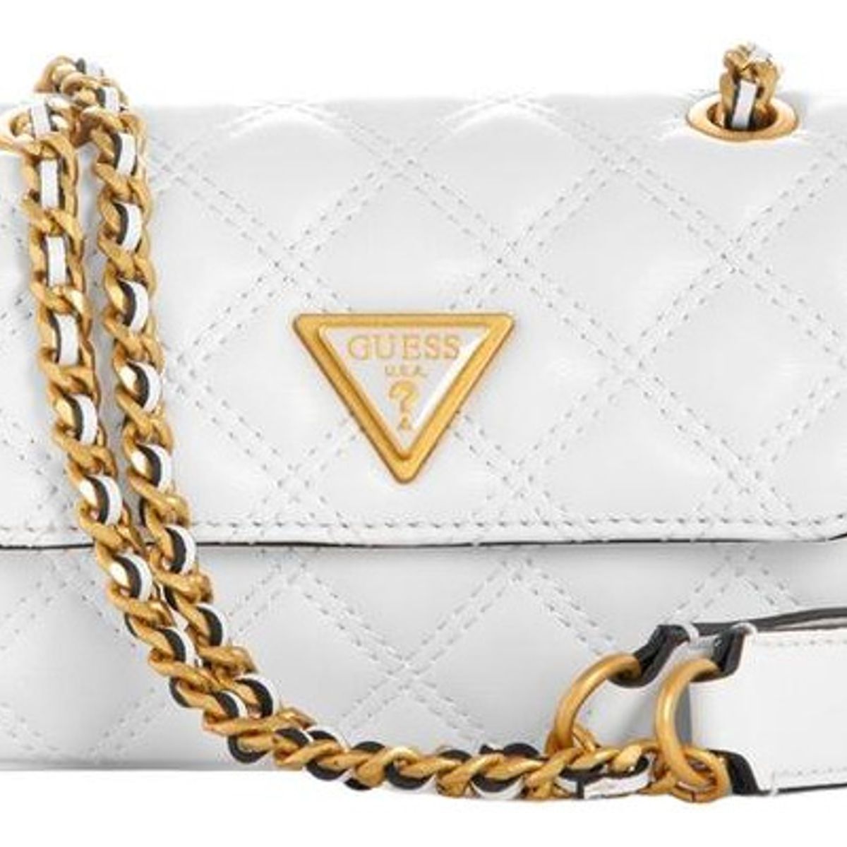 GUESS - Mini Cartera Giully Cnvrtble Xbdy Flap Blanco Guess