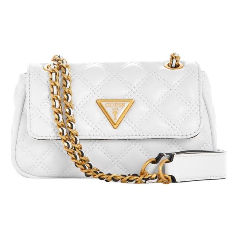 GUESS - Mini Cartera Giully Cnvrtble Xbdy Flap Blanco Guess