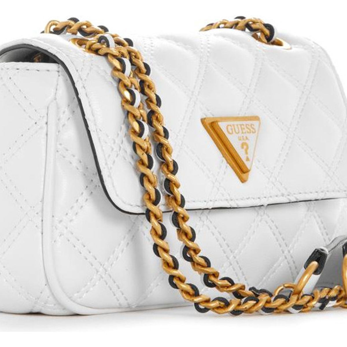 GUESS - Mini Cartera Giully Cnvrtble Xbdy Flap Blanco Guess