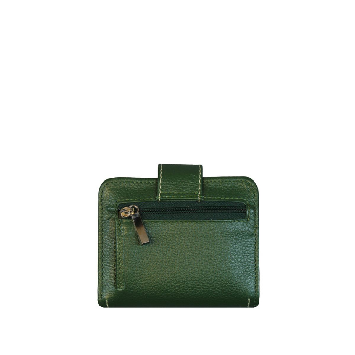 NICOLETTA - Billetera de Mujer Nicoletta verde musgo 100% cuero genuino