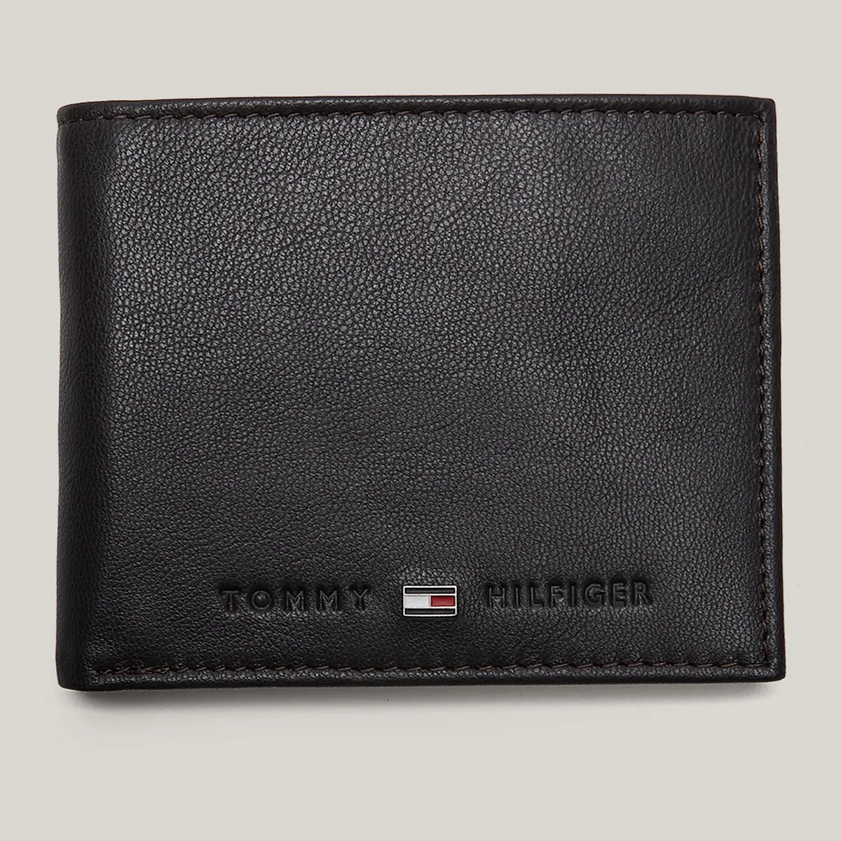 TOMMY HILFIGER - Billetera Essential Con Logo Negro Tommy Hilfiger