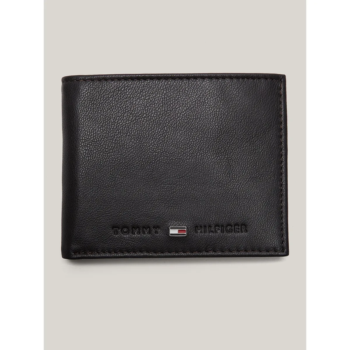 TOMMY HILFIGER - Billetera Essential Con Logo Negro Tommy Hilfiger