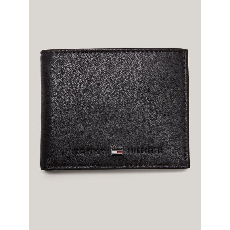 TOMMY HILFIGER - Billetera Essential Con Logo Negro Tommy Hilfiger