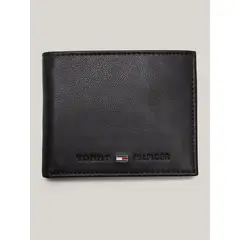 TOMMY HILFIGER - Billetera Essential Con Logo Café