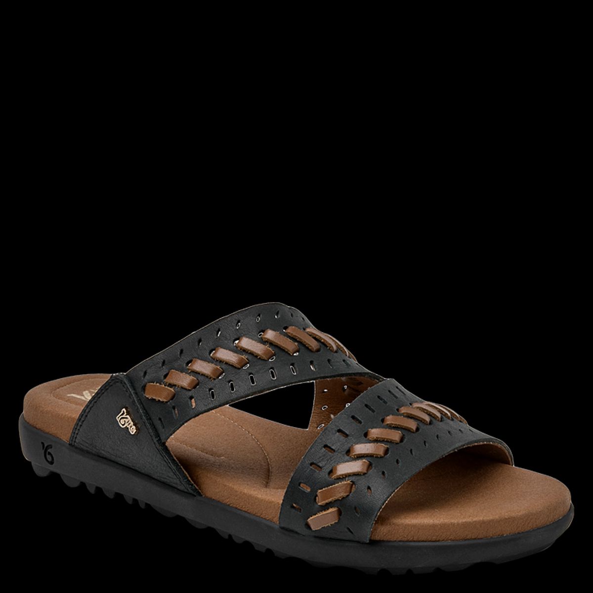 16 HRS - Sandalia Casual Mujer Negro 16 Hrs