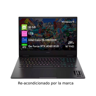 Imagen 2 del producto Notebook Omen 16 i9 13va 16GB 1TB RTX4060 8GB 16"" FHD