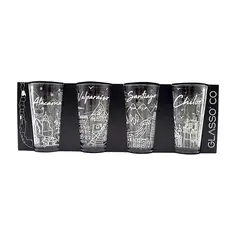 GLASSO - SET 4 VASOS CHILE COLLECTION
