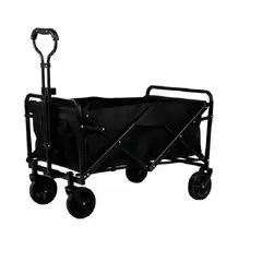 GENERICO - Carrito De Compras Plegable Ideal Para Camping Pro Max Color Negro