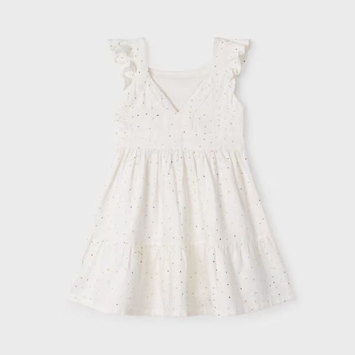 MAYORAL - Vestido lunares metalizados niña