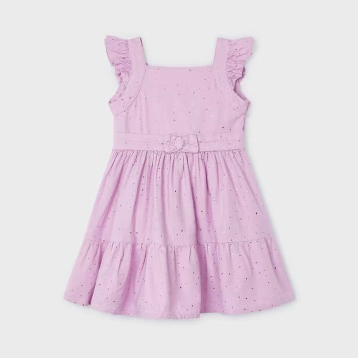MAYORAL - Vestido lunares metalizados niña