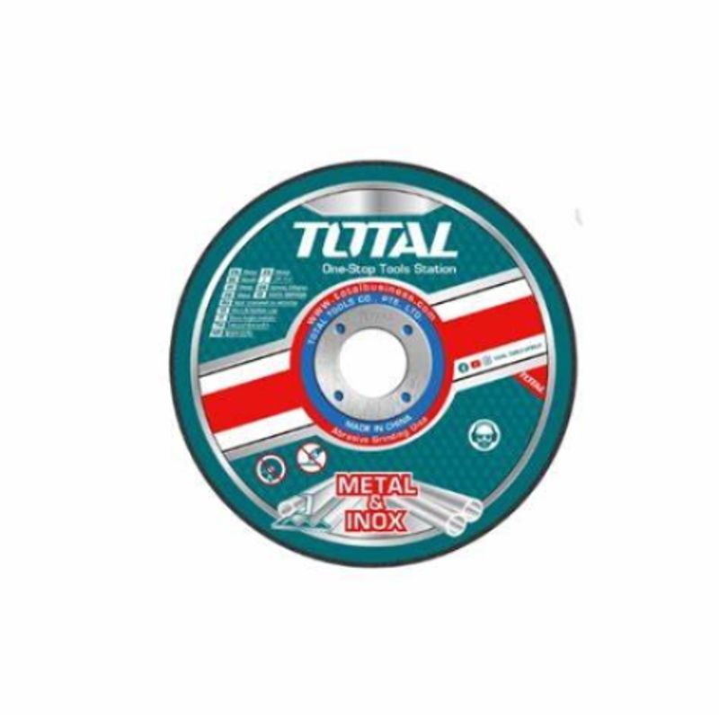 TOTAL - PACK  10 DE DISCO DE CORTE METAL TOTAL4X1/2X115MM