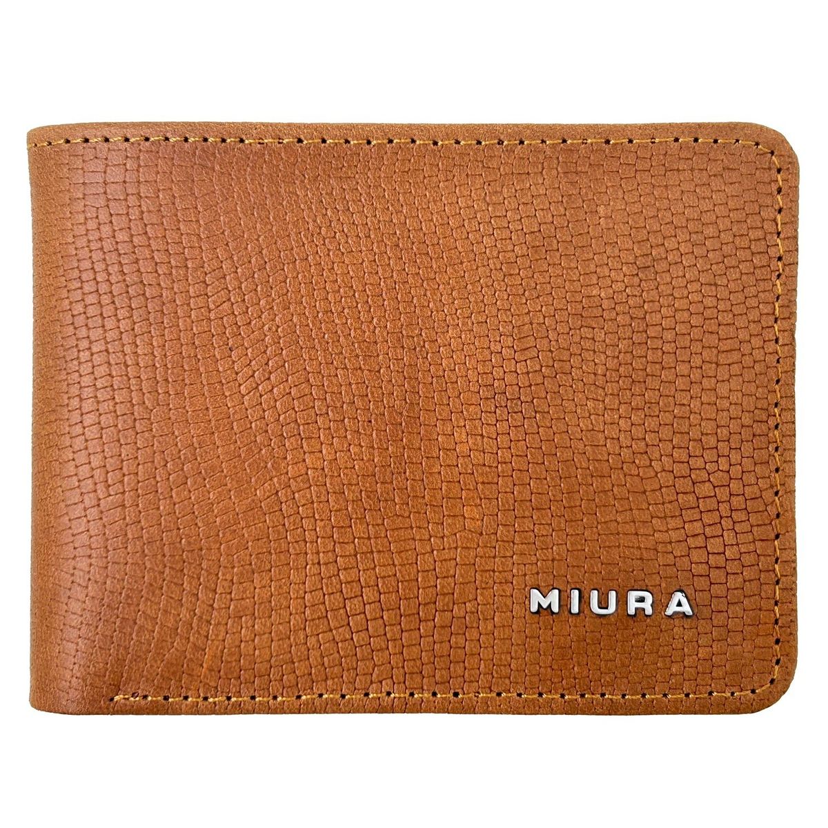 MIURA - Billetera Hombre Mod Boris Cuero Natural
