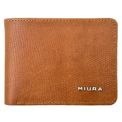 MIURA - Billetera Hombre Mod Boris Cuero Natural