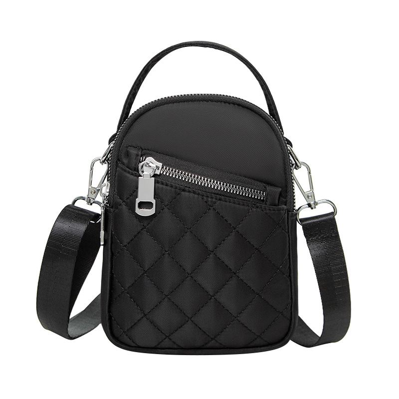 DANWEILE - Bolso de hombro cruzados para mujer Mochila-Negro