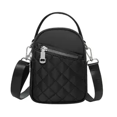 DANWEILE - Bolso de hombro cruzados para mujer Mochila-Negro
