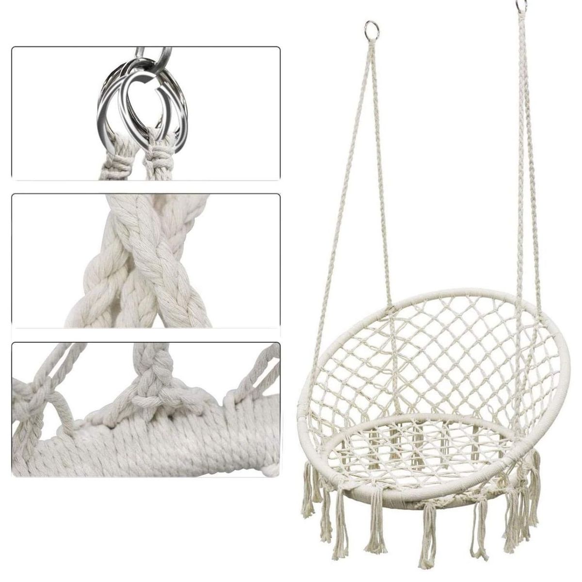 GENERICO - Silla Hamaca Tejido Colgante Para Casas Hogar Hamaca