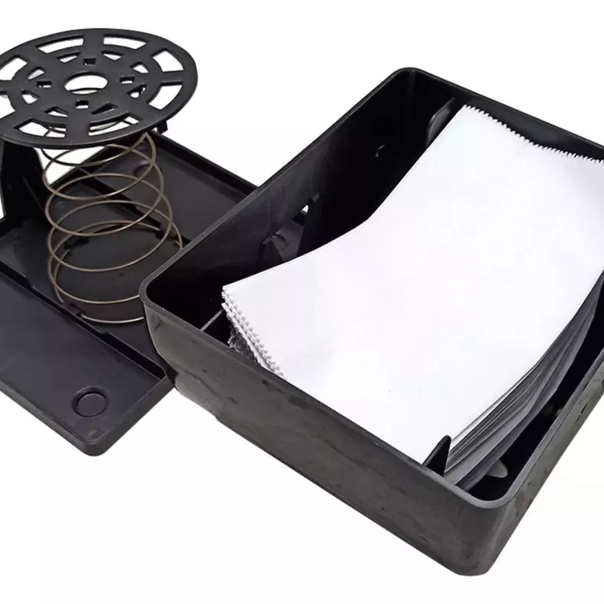 NOBRE - Dispensador De Servilletas Intercaladas Negro