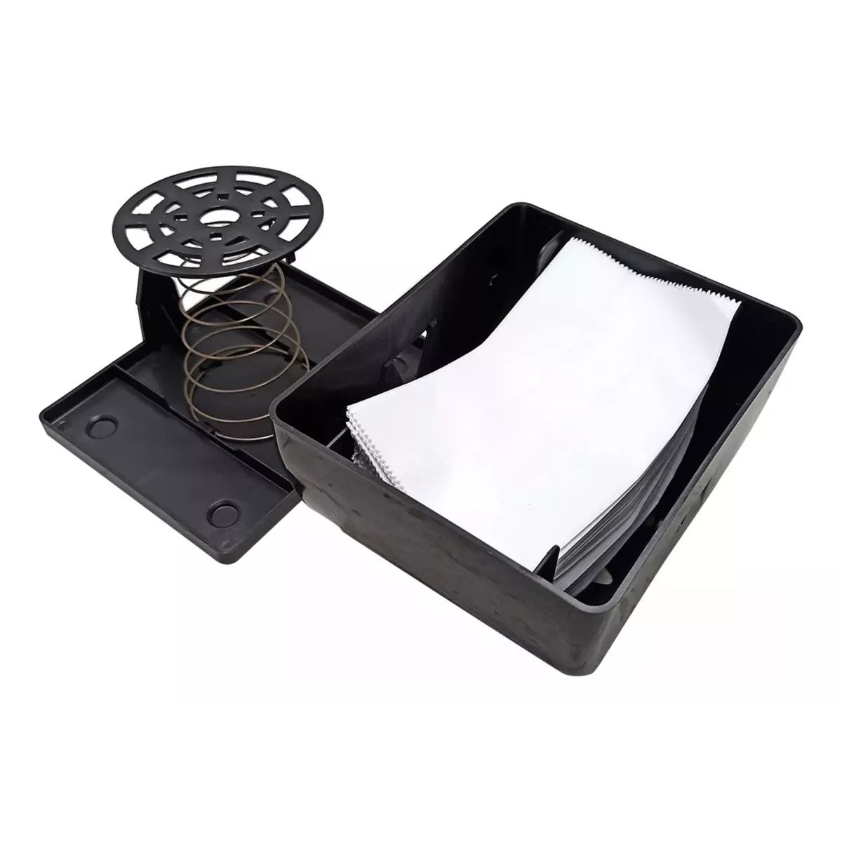 NOBRE - Dispensador De Servilletas Intercaladas Negro