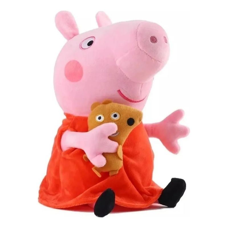 1724 - Peluche Peppa Pig Felpa 25cm Color Rosado