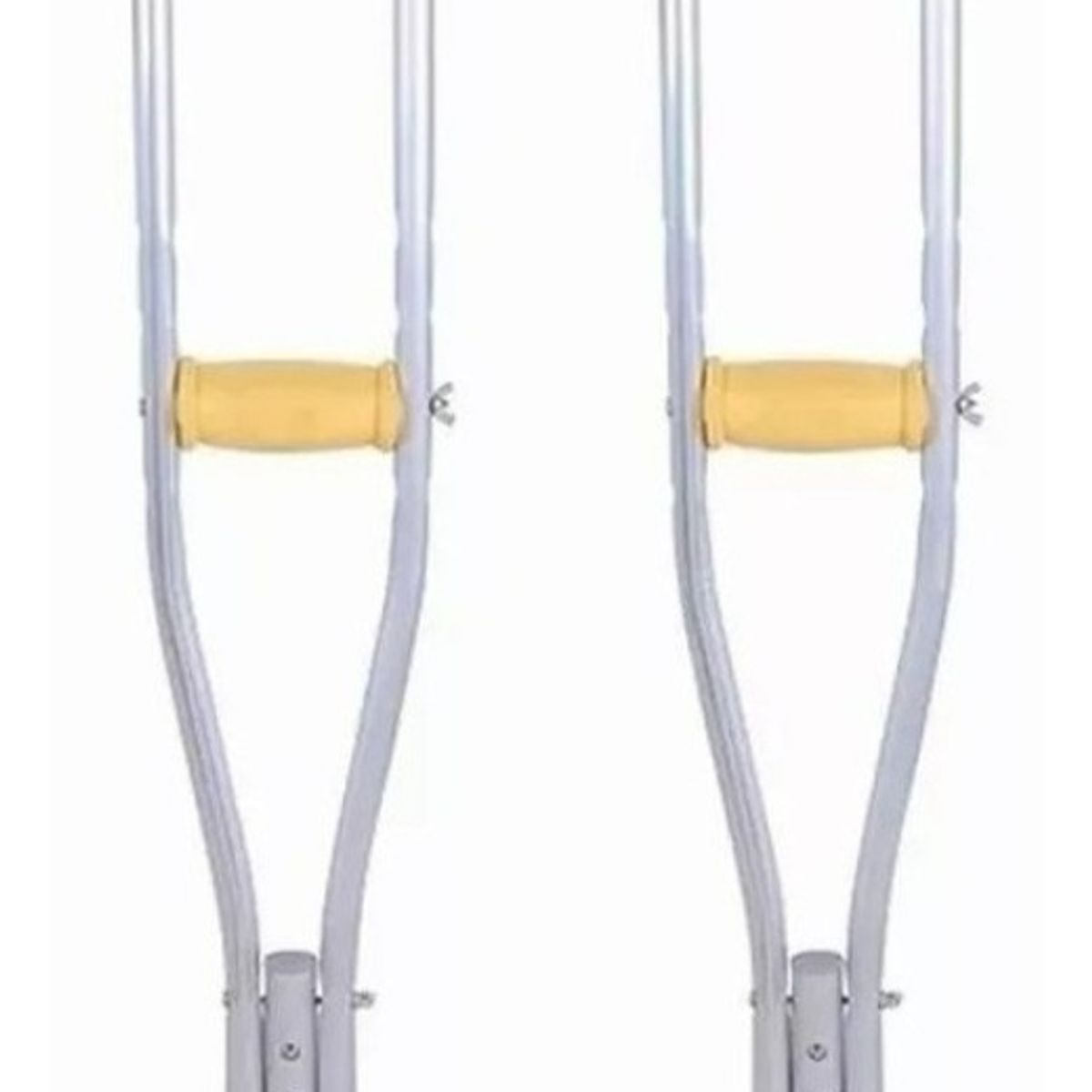 DRASANVI - Par Bastón Muleta Adulto - Aleación De Aluminio